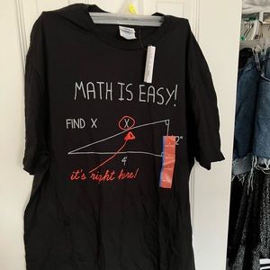 Delta Math Sarcastic Funny Graphic Print T-shirt